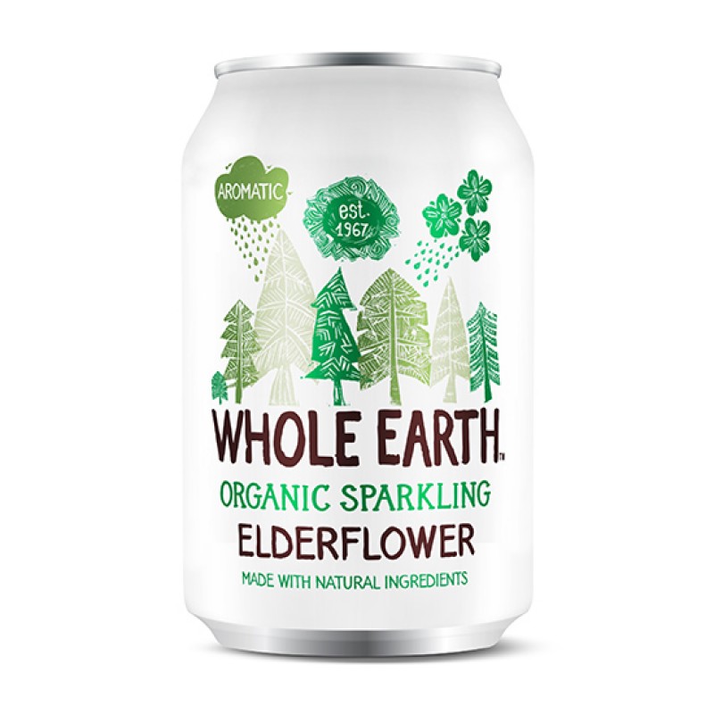 WHOLE EARTH Ανθρακούχο ποτό Σαμπούκο (330ml) Τρόφιμα